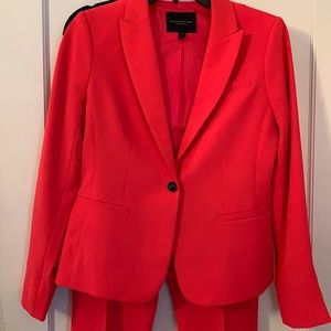 Banana Republic hot pink suit